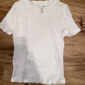 Basic White Crop Top